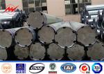 6m Hot Dip Galvanized Steel Pole Electric For Power Transmission Line