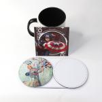 10*10cm Custom Leather Coaster Blanks For Sublimation Photo Printing