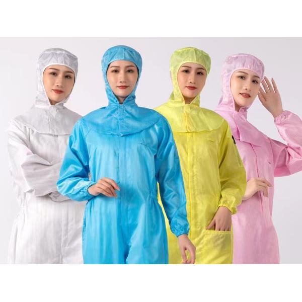 Autoclavable Cleanroom Anti Static Garments ESD Dust Proof Clothing