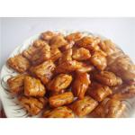 Semi Soft Fried Rice Crackers Modified Starch Soy Sauce Rice Crackers