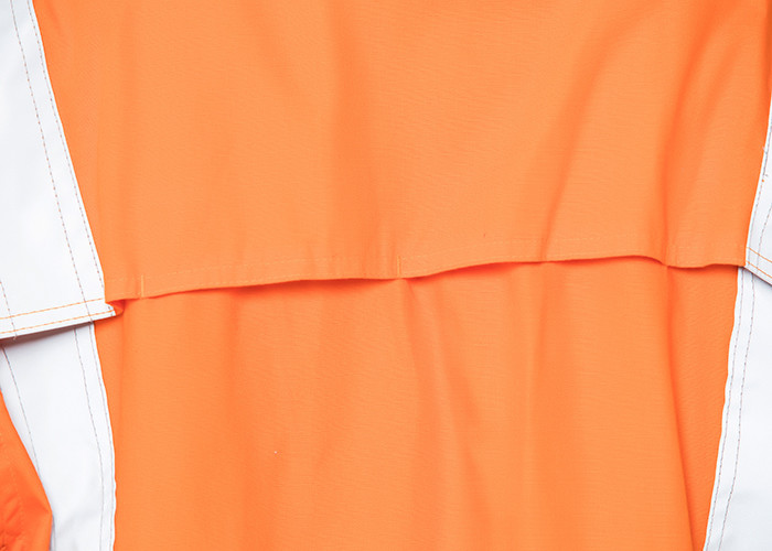 Double Stitching Safety Work Clothes High Visable Orange Jacket Bib Pants Suit