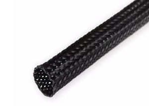 China Flame Retardant PET Automotive Braided Sleeving 15mm 25mm factory