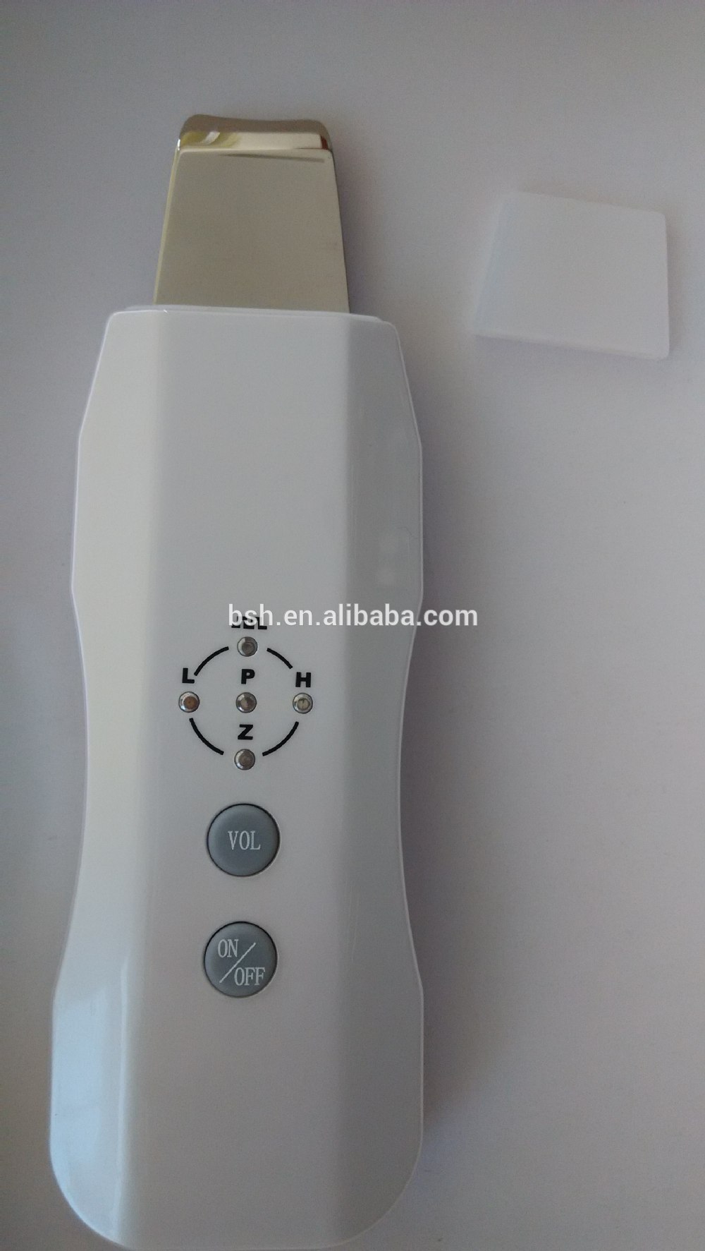 Micro Current Ultrasonic Skin Scrubber ABS And Stainless Steel Material