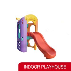 China Kindergartens Plastic Colorful Indoor Toddler Playhouse with Slide factory
