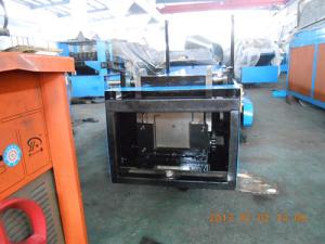 China 7.5KW Steel Gutter Roll Forming Machine Line 3 Phase High Tensile Strength factory