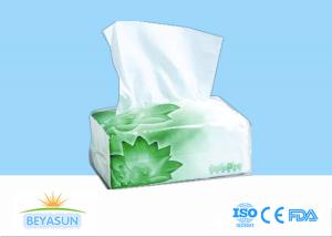 China Tissue Napkin Factory Supply White No Embossing Soft Facial Tissue Paper factory