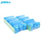 HDPE Plastic 6 Pack Beer Bottle Cold Ice Packs Curved Shape Leak Proof