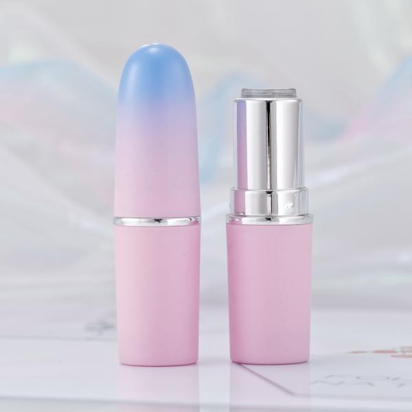 Multiple Color Round ABS Refillable Empty Lipstick Tube 3.5g