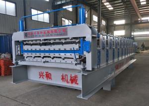China 4Ton Double Layer Roll Forming Machine With Carbon Steel 45 Rolling Material factory