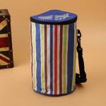 Portable Non Woven Insulated Cooler Bags Silk Screen Printing Hot Stamping