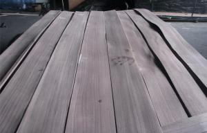 China Natural Sliced Black Walnut Wood Veneer Sheet Crown Cut For Cabinetry factory