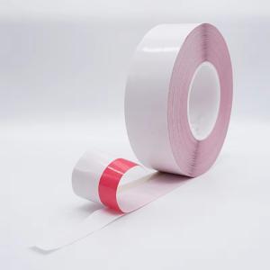 China Paper Industry Single Side Adhensive Tape, Pink Water Soluble Splicing Tape for Coating, Printing, Film factory