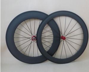China YOUNGFANBIKE 700c front 60+rear 88MM Carbon clincher wheels with width 23mm for road bike factory