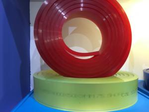 China Durable Rubber Squeegee Material / Squeegee Rubber Roll Super Wear Resistant factory
