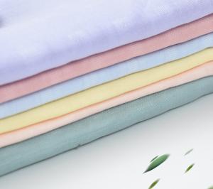 China Assorted Pattern 40S Jacquard Cotton Fabric 150gsm Infants Diaper Gauze Fabric factory