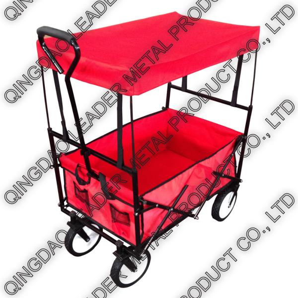 China Folding Utility Wagon with Canopy & Straight Handle - TC1011 T factory