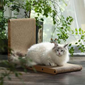China Sustainable Reversible Cat Scratching Pad Durable Cat Scratcher Lounge factory
