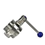 Sanitary Stainless Steel 304 316L Butterfly Valve for Pharmaceutical Easy to