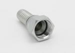 Silver Hydraulic Hose Fitting , JIC Female 74 Degree Cone Seal ( 26711 )