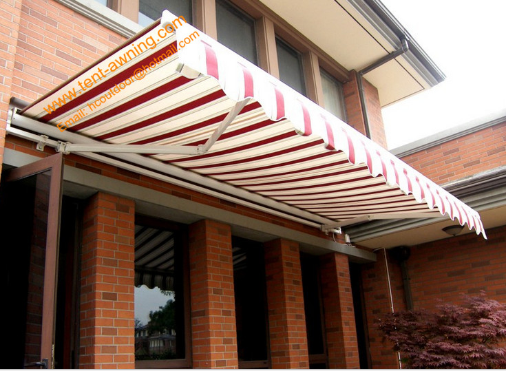 Aluminum Customized Sizes Balcony Retractable Awnings for Outdoor Villa