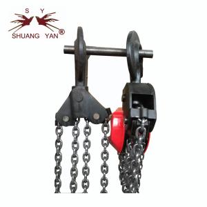 China Manual Lifting Chain Block/Hoist HSZ-CA 10T 3m Height For Building Construction factory