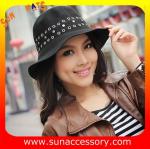 6090433 Sun Accessory customized winner fashion wool felt clothe hats, women