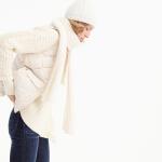 3 * 3 Rib Knitted Pure Cashmere Scarf , Adult Womens Knit Scarf For Hiking