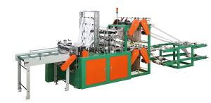 China Eight Lines Cold Cutting Plastic Bag Making Machine Computer control factory