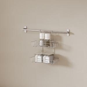 China Sustainable Multifunctional Kitchen Organizer Set Wall Mounted Spice Rack factory