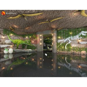 200 Seats Dinosaur Theme Immersive Theater 5D Cabin Cinema