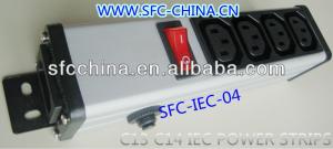 China SFC-IEC-04 IEC Power Strips factory