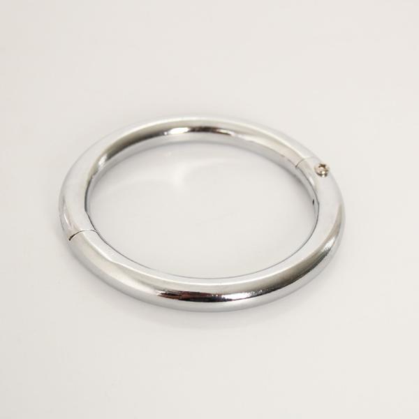 China 10mm Coarseness Bull Nose Ring With Durable Carbon Steel And Chrome Plating factory