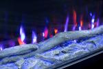72inch Multi Sided Electric Fireplace 1500 750W Wall-Mounted And Embedded