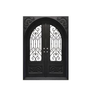China Arch Garden Steel Doors , New Design Villa Wrought Iron Gate factory