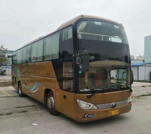 China 54 Seats 2014 One And Half Deck Used Diesel Bus , Airbag Yutong Coach Buses factory
