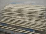 Steel Rollers with Kevlar ropes used on northglass landglass tempering furnace