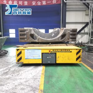 High Capacity Transfer Cart with Box-Girder Frame and Multi-Axle Suspension for