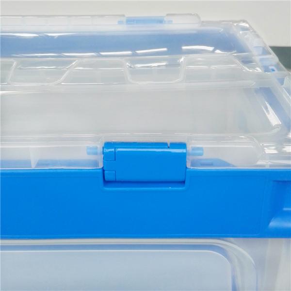 Durable Collapsible Plastic Containers Opening Width Sides 530*365*335 mm