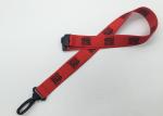 Popular heat transfer printing lanyards with plastic backle for exhibitions