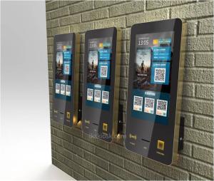 China 32 Inch Touch Screen Payment Kiosk Self Ordering Kiosk/ Wall Mounted Kiosk For Fast Service factory