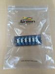 Single Mode / Multimode Fiber Optic Cable Assembly Duplex 8 Port LC Fiber