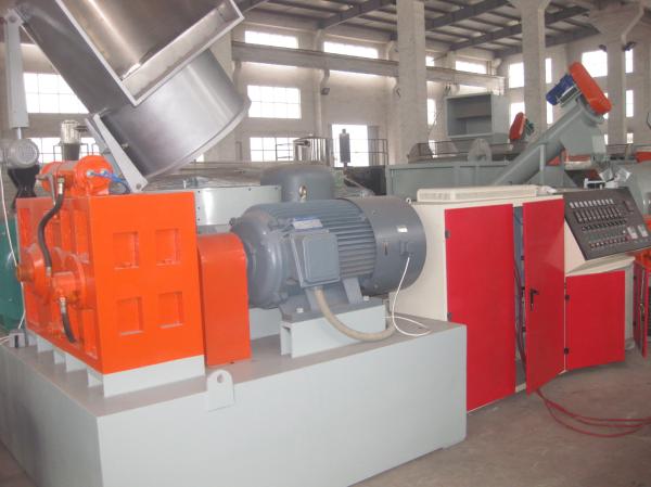 Durable Plastic Recycling Granulator Machine PP PE Compacting Die - Face Cutting