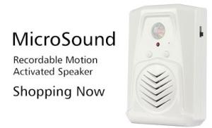 China COMER motion detector voice prompt devices Elevator alarm doorbells factory