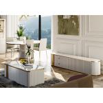 Modern Luxury Wood TV Cabinet And Coffee Table Set Home Furniture Living Room