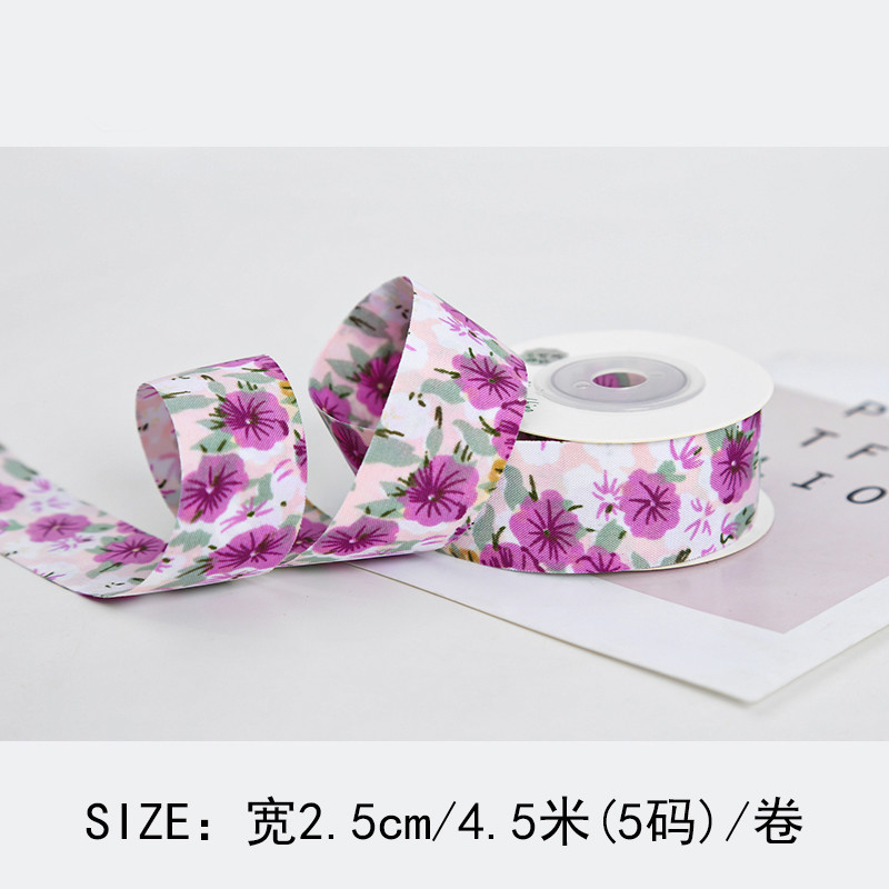 Bow Personalised Printed Ribbon 40mm Floral Printed Ribbon