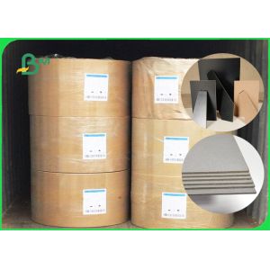 ISO 3MM 3.5MM Uncoated Grey Booking Binding Board For Photo Frame Backplane