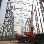 Thermal Insulation Steel Frame Building Construction Bolted Or Welded for