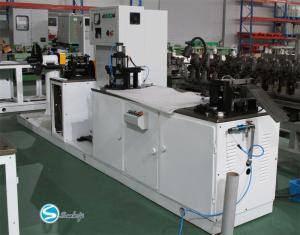 China Aluminium 6.5-10 Tube Pitch Radiator Fin Forming Machine Roller Forming Model factory