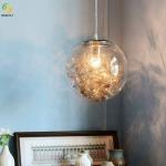 30cm E27 Modern Clear Glass Pendant Light Customized Interior Fashion Artistic