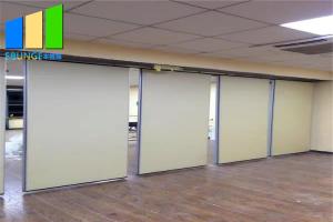 China Ballroom Sound Absorbing Folding Acoustic Room Dividers In Saudi Arabia factory